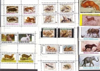 Preview: Bernera - Inseln  1980/82  48 W. + 24 Bl.  **  Säugetiere 1