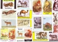 Preview: Bernera - Inseln  1980/82  48 W. + 24 Bl.  **  Säugetiere 1