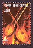 Bosnien - Herzegowina  1998  1 Wert  **  Musikinstrument