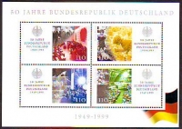 Bundesrepublik Deutschland  1999  1 Block  **  50. Jahre Bundesrepublik