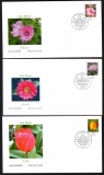 Preview: Bundesrepublik  2005/06  14 Werte auf  13 FDC  FM Blumen