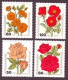 Bundesrepublik Deutschland  1982  4 Werte  **  Gartenrosen