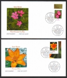 Preview: Bundesrepublik  2006  5 Werte auf  5 FDC  Blumen  FM