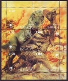 Buriatia  1998  6 Werte  **  KLB  Prähistorische Tiere