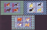 Buriatia  1999  12 Werte  **  3 KLB  Hunde