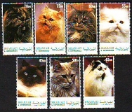 Sharjah  1998  7 Werte  **  Katzen