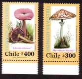 Chile  2001  2 Werte  **  Waldpilze