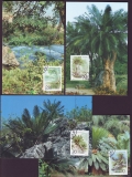 China - VR  1996  4 Werte auf 4 MK  Palmfarne