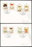 D D R  1974  2 Briefe mit Giftpilzen  Pilzsonderstempel