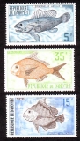 Dahomey  1973  3 Werte  **  Meeresfische