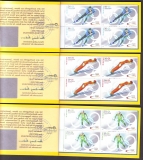 Preview: Bundesrepublik Deutschland  2002  3 Markenheftchen  **  Für den Sport
