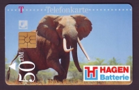 Deutschland  1995  1 Telefonkarte  ungebraucht  Elefant