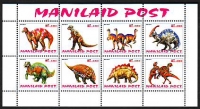 Estland - Maniland  1999  8 Werte  **  KLB  Prähistorische Tiere