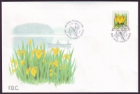 Finnland  1993  1 Wert auf 1 FDC  Gelbe Schwertlilie