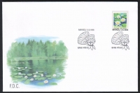 Finnland  1996  1 Wert auf 1 FDC  Weiße Seerose