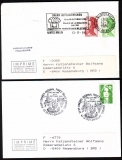 Frankreich  1992  2 Briefe mit 3 Pilzsonderstempel  gelaufen