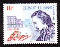 Frankreich  1999  1 Wert  **  Fr. Chopin