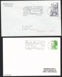 Frankreich  1984  2 Briefe mit Pilzsonderstempel