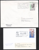 Frankreich  1993  2 Briefe mit 2 Pilzstempel
