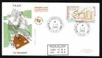 Französische Antarktis  1998  1 Wert auf 1 FDC  Dreimastschoner