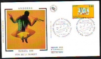 Andorra (Französisch)  1998  1 Wert auf  1 FDC  Nationale Feste