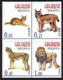 Gagauzia  1996  4 Werte  **  ZD  Raubkatzen