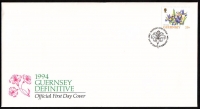 GB - Guernsey  1994  1 Wert auf 1 FDC  Iris