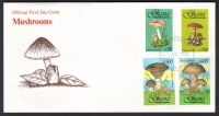 Ghana  1993  1 Brief mit 4 Werten  Pilze