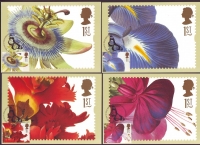 Großbritanien  1997  10 Werte auf 10 MK  Blumen