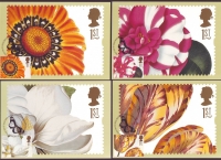 Preview: Großbritanien  1997  10 Werte auf 10 MK  Blumen