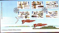 Guernsey  1998  6 Werte auf  1 FDC  Royal Air Force