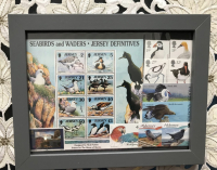 Bild mit Vogelbriefmarken ** / komplette Ausgaben