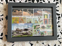 Bild mit Insektenbriefmarken ** / komplette Ausgaben