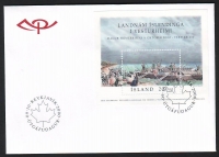 Island  2000  1 Block auf 1 FDC  Floßschifffahrt