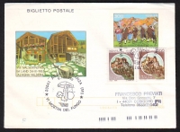 Italien  1996  1 Ganzsache mit 2 Pilzstempel  (21)