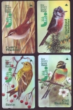 GB - Jersey  1993  4 Telefonkarten  ungebraucht  Singvögel