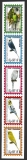 Kurierdienst Jessen  2006  5 Werte  **  ZD  Wellensittiche