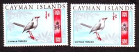 Kaiman - Inseln  1969  2 Werte  **  Rotaugendrossel
