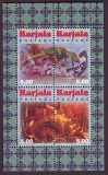 Karjala  1997  4 Werte  **  KLB  Prähistorische Tiere