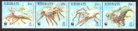 Kiribati  1998  4 Werte  **  ZD  Kiribati-Languste  WWF