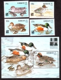 Kiribati  1999  4 W. + 1 Bl.  **  Heimische Wildenten