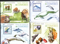 Preview: Komoren  2009  35 W. + 7 Bl.  **  7 KLB  Säugetiere