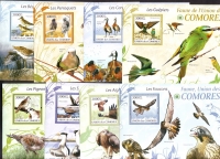 Preview: Komoren  2009  65 W. + 13 Bl.  **  13 KLB  Vögel