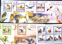 Preview: Komoren  2009  65 W. + 13 Bl.  **  13 KLB  Vögel