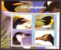 Kongo  2003  4 Werte  **  KLB  Pinguine