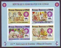 Preview: Kongo (Kinshasa)  2007  4 W. + 4 Bl.  **  B  KLB  Eulen