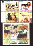 Kongo  1997  4 W. + 1 Bl.  **  ZD  Hunderassen