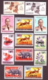 Kongo (Kinshasa)  1964  13 Werte  **  Wildtiere / Flora  AD  FM