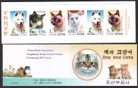 Korea - Nord  2002  1 MH  **  B  Hunde und Hauskatzen