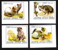 Korea - Nord  2010  4 Werte  **  B  Hauskatzen